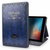 iPad hoes Mini 4 leer vintage blauw