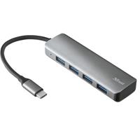 Trust HALYX USB 3.1-Hub Silber