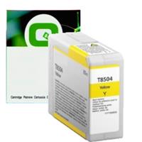 Q-Nomic Epson T8504 inkt cartridge geel (huismerk)