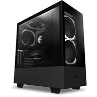 NZXT H510 Elite Midi Tower RGB Gaming Case - Black Tempered Glass