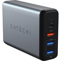 Satechi 75W Multi-Port Travel Charger space gray