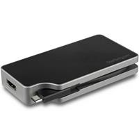 StarTech.com USB-C Multiport Video Adapter - 4-in-1 - 85W PD - Space Gray - external video adapter - space grey
