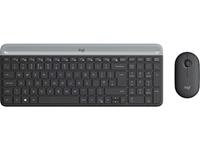 Logitech MK470 Slim Combo - kabelloses Tastatur-Maus-Set grafit, US-Layout