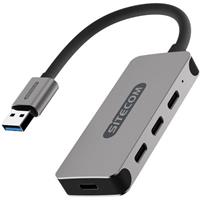 SITECOM USB-A Hub 4 Port USB-C