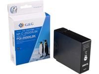 G&G Inkt vervangt Canon PGI-2500XL BK Compatibel Zwart NP-C-2500XLBK 1C2500B