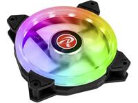 raijintek IRIS 12 Rainbow RGB Orcus PWM PC-Gehäuse-Lüfter Schwarz, Transparent, RGB (B x H x T) 12