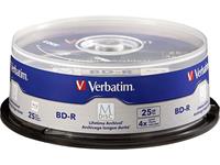 Verbatim 98909 M-Disc Blu-ray 25 GB 25 stuk(s) Spindel