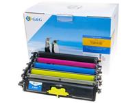 G & G Tonercassette vervangt Brother TN-230BK, TN-230C, TN-230M, TN-230Y Compatibel Zwart, Magenta, Cyaan, Geel 2200 bladzijden