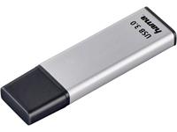 Hama Classic. Capaciteit: 128 GB, USB-versie: 3.2 Gen 1 (3.1 Gen 1). Vormfactor: Dop, Kleur van het product: Zilver