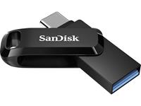 sandisk Ultra Dual Drive Go USB-stick smartphone/tablet Zwart 64 GB USB 3.0, USB-C