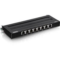TC-P08C6AS TRENDnet - 10 Gigabit Ethernet - RJ-45 - Gold - Cat5e - Cat6 - Cat6a - 22/26 - Black