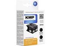 kmp Tintenpatrone ersetzt Brother LC-1280, LC1280XLBKBP2DR, LC-1280XLBK Kompatibel 2er-Pack Schwarz
