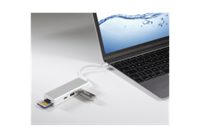 Hama | USB 3.1 Type-C Hub 1: 3"Aluminium", 2 x USB-A, USB-C, Card Reader