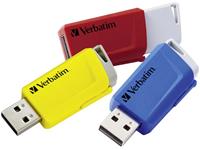 verbatim V Store N CLICK USB-Stick 16GB Gelb, Rot, Blau USB 3.0