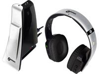 Geemarc CL7400 Opti Funk-Kopfhörer mit Toslink Silber