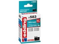 edding Cartridge vervangt Brother LC3219XL Bk Compatibel Single Zwart EDD-583 18-583