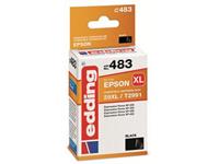 edding Cartridge vervangt Epson T29XL (T2991) Compatibel Single Zwart EDD-483 18-483