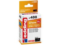 Edding Cartridge vervangt Epson 27XL / T2711 Compatibel Single Zwart EDD-488 18-488