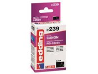 edding Cartridge vervangt Canon PGI-520BK Compatibel Single Zwart EDD-239 18-239