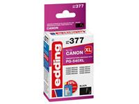 edding Tintenpatrone ersetzt Canon PG-540XL Kompatibel einzeln Schwarz EDD-377 18-377