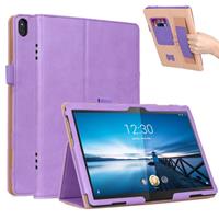 Lunso Luxe stand flip cover hoes - Lenovo Tab M10 - Lila