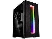 kolink Nimbus RGB Midi-Tower PC-Gehäuse Schwarz 1 vorinstallierter Lüfter, Integrierte Beleuchtung