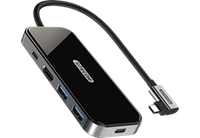 Sitecom USB-C > HDMI Adapter & Hub mit USB-C Power schwarz/silber