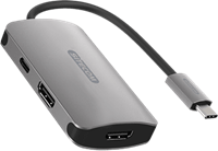 SITECOM USB C/HDMI Adapter CN-398 0,1 m silber