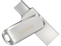 sandisk Ultra Dual Luxe USB-stick smartphone/tablet Zilver 64 GB USB-C USB 3.1