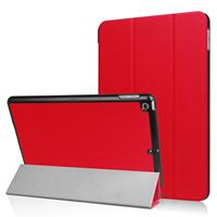 Lunso 3-Vouw sleepcover hoes - iPad 9.7 (2017/2018) - Rood