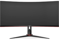 AOC CU34G2/BK Gaming-Monitor (3440 x 1440 Pixel, WQHD, 1 ms Reaktionszeit, 100 Hz, inkl. Office-Anwendersoftware Microsoft 365 Single im Wert von 69 Euro)