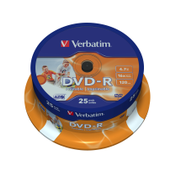 Verbatim 43538 DVD-Rohling 4,7 GB DVD-R 25 Stück(e)