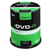 DVD-R, INTENSO, 4,7GB, 16x, Spindel mit 100 Stück