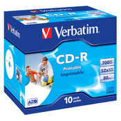 Verbatim CD-R AZO Wide Inkjet Printable 700 MB 10 Stück(e)