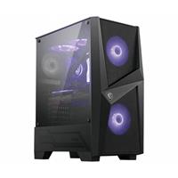 MSI MAG FORGE 100R Mid Tower Gaming Computer Case Black