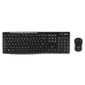 Logitech MK270 Wireless Combo - IT - Tastatur & Maus Set - Italienisch - Schwarz