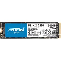 Crucial P2 500GB 3D NAND NVMe PCIe M.2 SSD