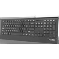 Natec Barracuda - keyboard - US - black - Tastaturen - Englisch - US - Schwarz