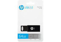 hp USB 2.0 v212w 64 GB Zwart