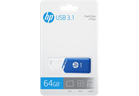 hp USB 3.0 x755w 64 GB Blauw