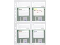 durable Diskette-ordnerhoes 4 diskettes 3,5 inch Transparant 5 stuk(s) 524319