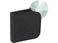 Renkforce CD-tas 28 CDs/DVDs/Blu-rays Nylon Zwart 1 stuk(s) (b x h x d) 158 x 40 x 160 mm 775393