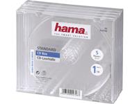 Hama CD-hoes 1 CD/DVD/Blu-Ray Transparant 5 stuk(s) (b x h x d) 140 x 124 x 10.4 mm 00044748