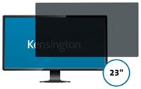 Kensington privacy filter, dubbelzijdig, verwijderbaar, voor schermen van 23 inch, 16:9
