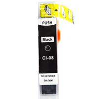 Huismerk Canon CLI-8BK cartridge zwart met chip