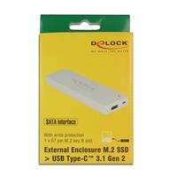 DeLOCK M.2 Key B 42/60/80 mm SSD > USB Type-C 3.1 Gen 2 female