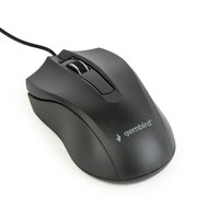 Gembird MUS-3B-01 - mouse - USB - black - Maus (Schwarz)
