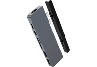 noname HyperDrive USB-C™ (USB 3.2 Gen 2) Multiport Hub Ultra HD-fähig, mit Aluminiumgehäuse,