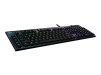 logitechgaming G815 LIGHTSPEED Kabelgebunden Gaming-Tastatur Französisch, AZERTY Schwarz