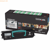 lexmark E352H11E Origineel Tonercartridge Zwart Zwart